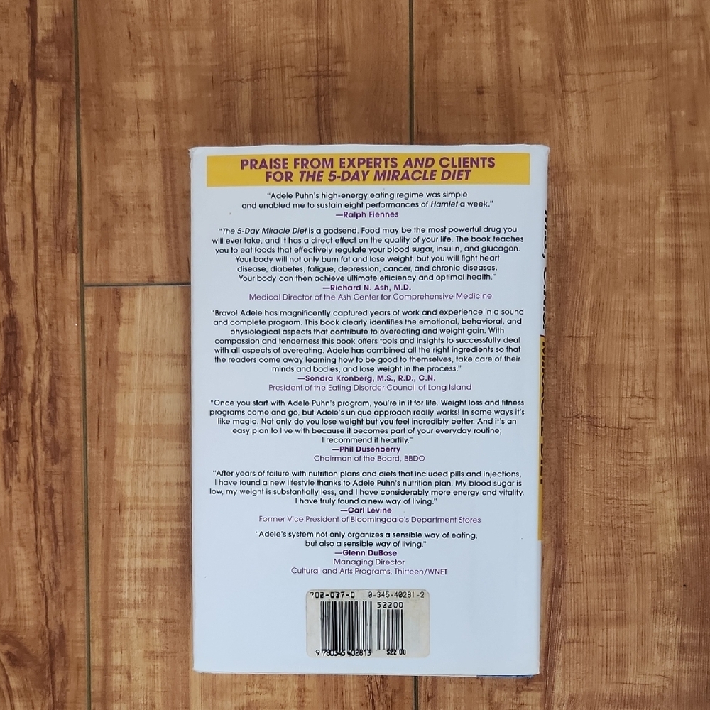 The 5 Day Miracle Diet Book - Picture 4 of 4
